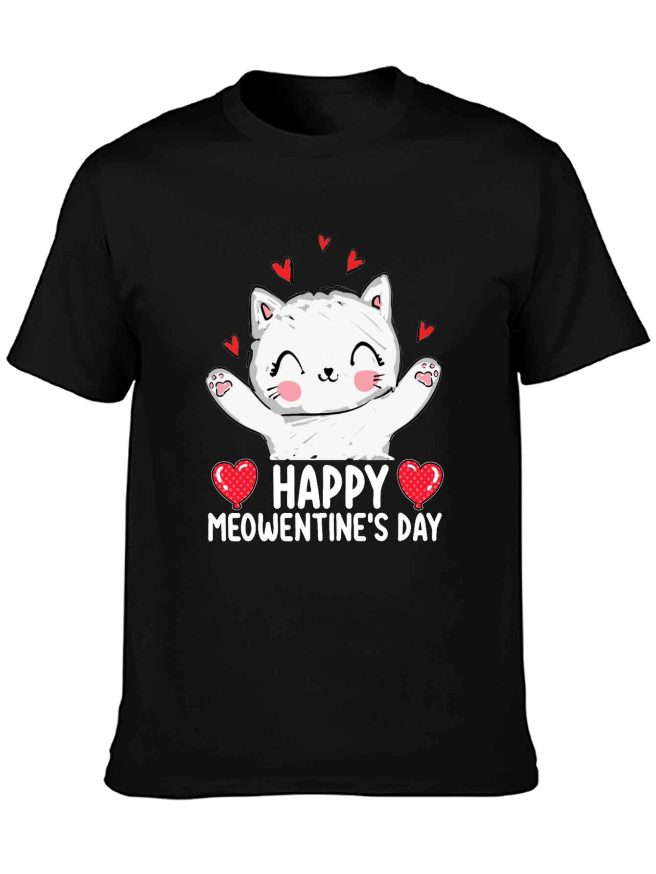 Happy Meowentines Day Cat T-Shirt