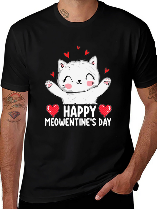 Happy Meowentines Day Cat T-Shirt