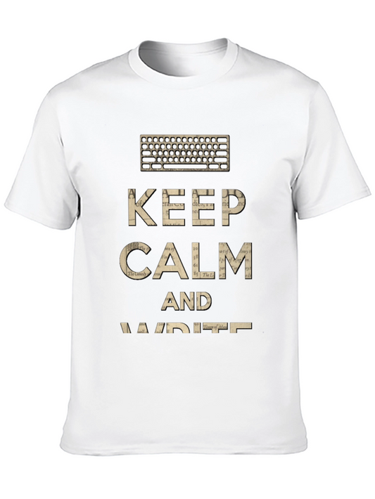 Keep Calm and Write T-Shirt