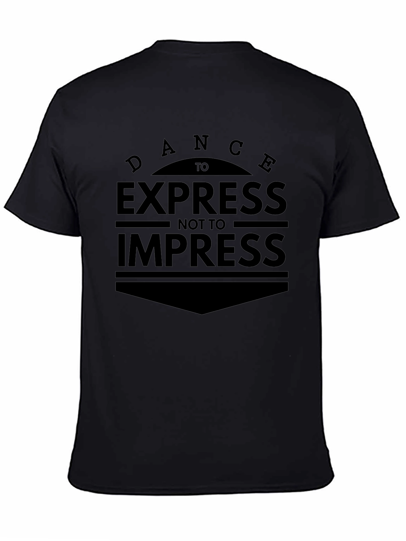 Dance to Express T-Shirt - Black Graphic Tee