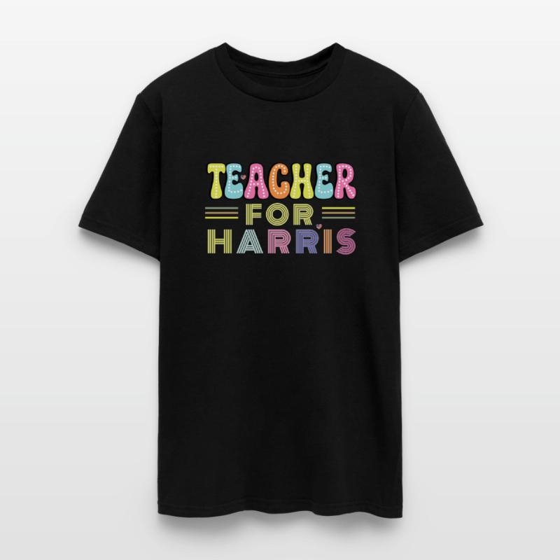 Teacher For Harris US President Election Design