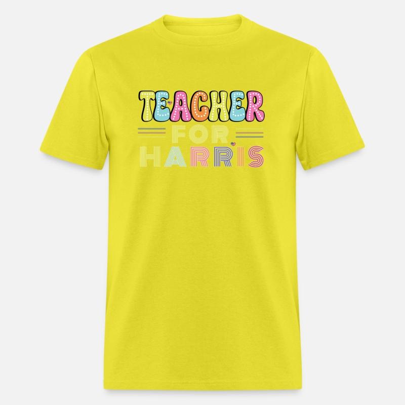 Teacher For Harris US President Election Design
