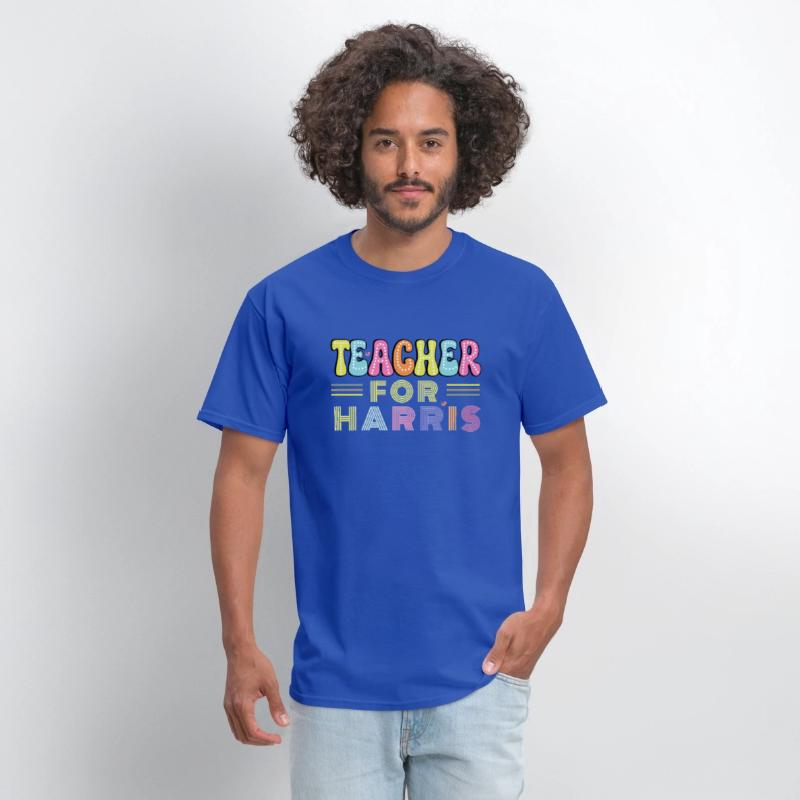 Teacher For Harris US President Election Design