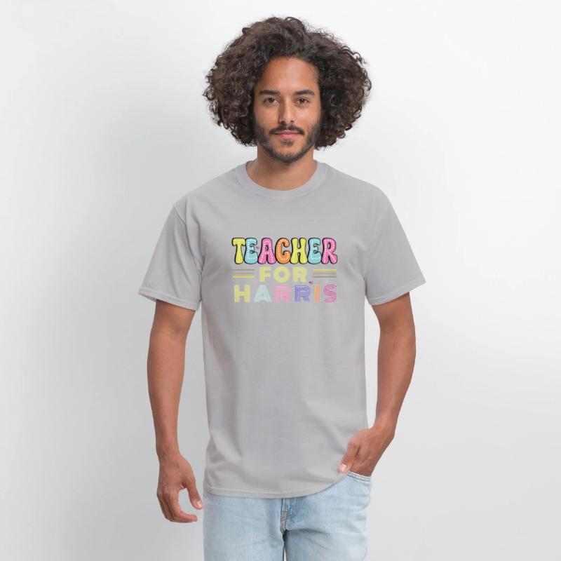 Teacher For Harris US President Election Design