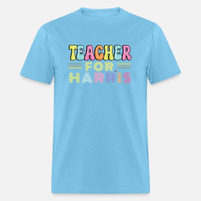 Teacher For Harris US President Election Design