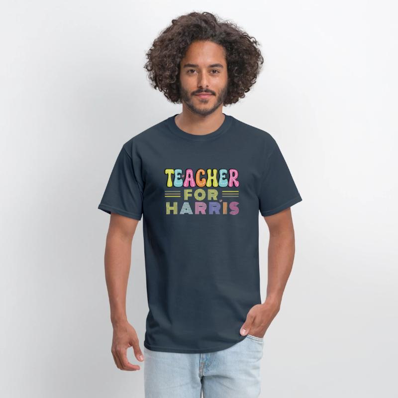Teacher For Harris US President Election Design