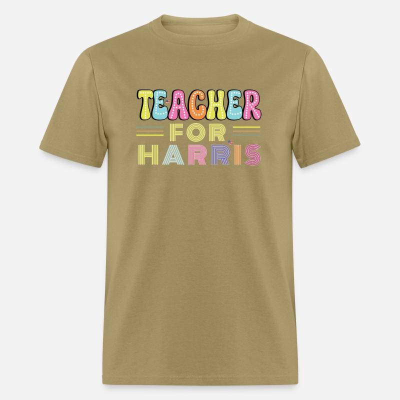 Teacher For Harris US President Election Design