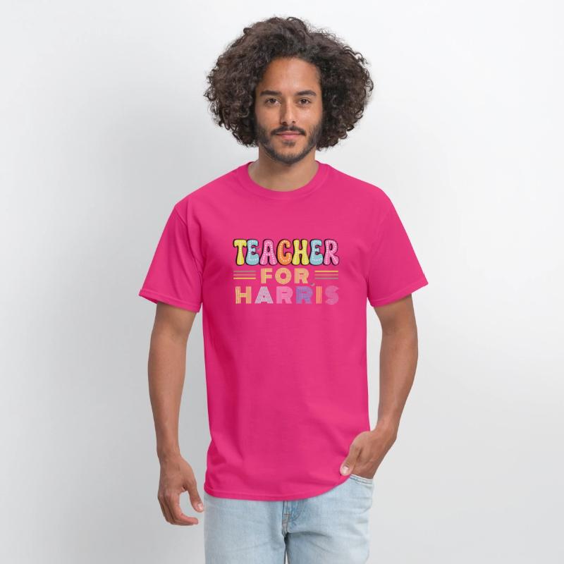 Teacher For Harris US President Election Design