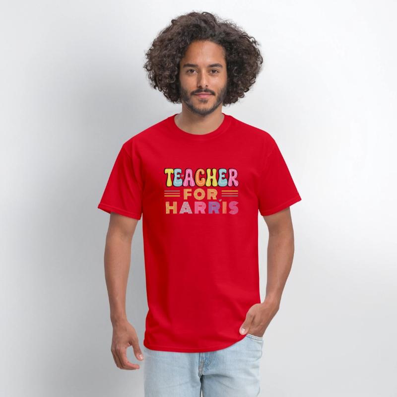 Teacher For Harris US President Election Design