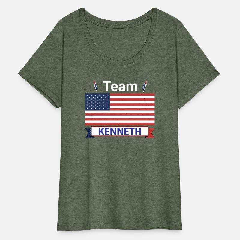 Team Kenneth American Flag Star Stripe