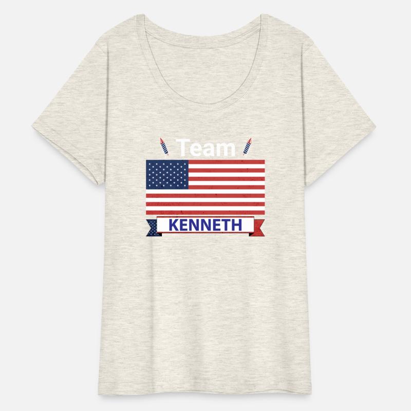 Team Kenneth American Flag Star Stripe