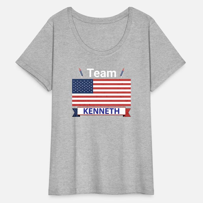 Team Kenneth American Flag Star Stripe