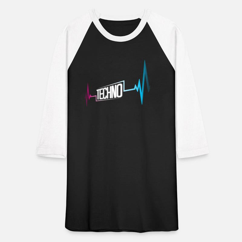 Techno Heartbeat EKG Pulse Music Party Frequency