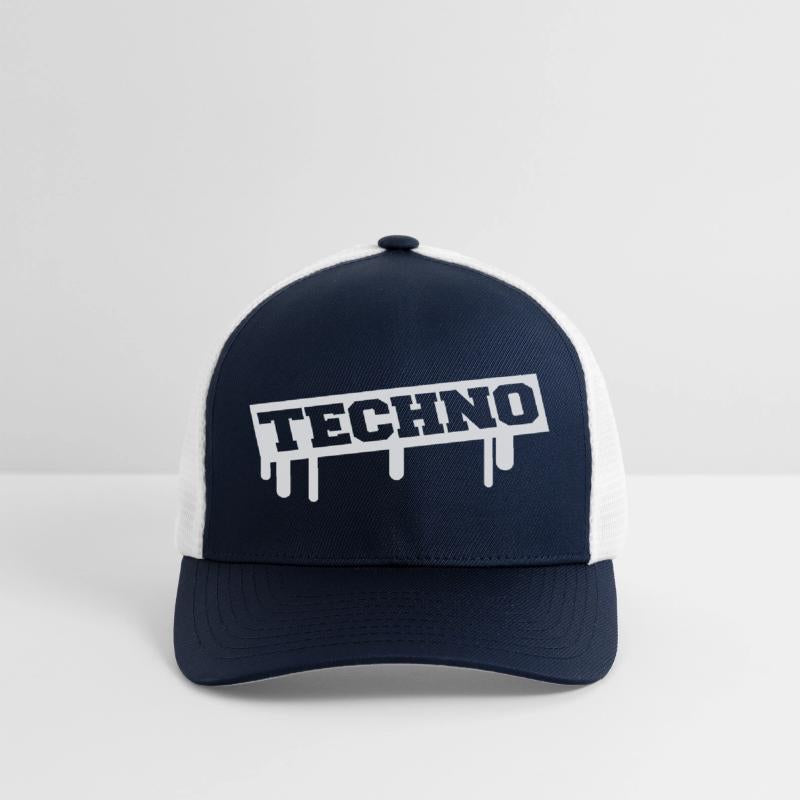 Techno Music Love Graffiti Stamp Quote Party Logo