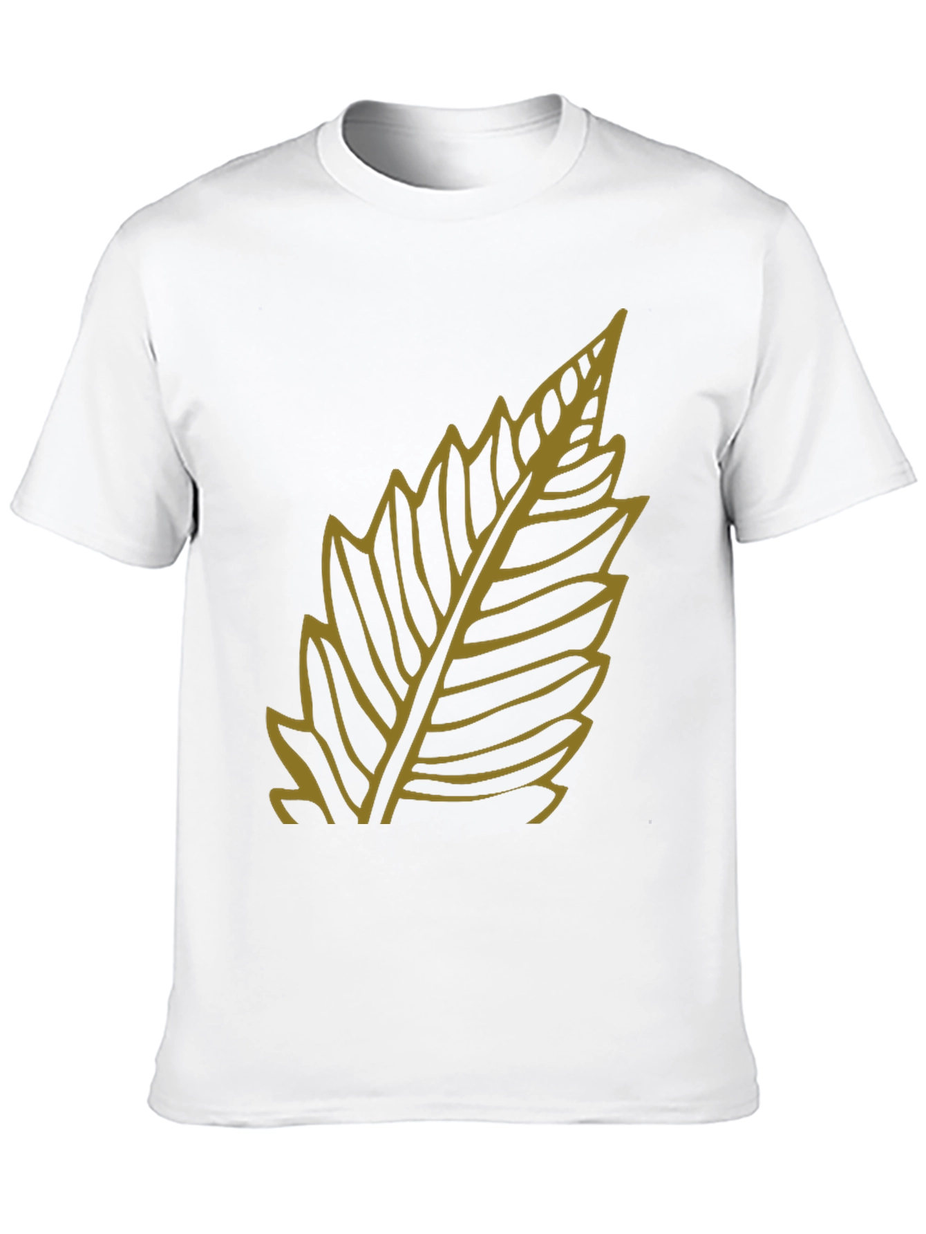 Leaf Graphic Black T-Shirt