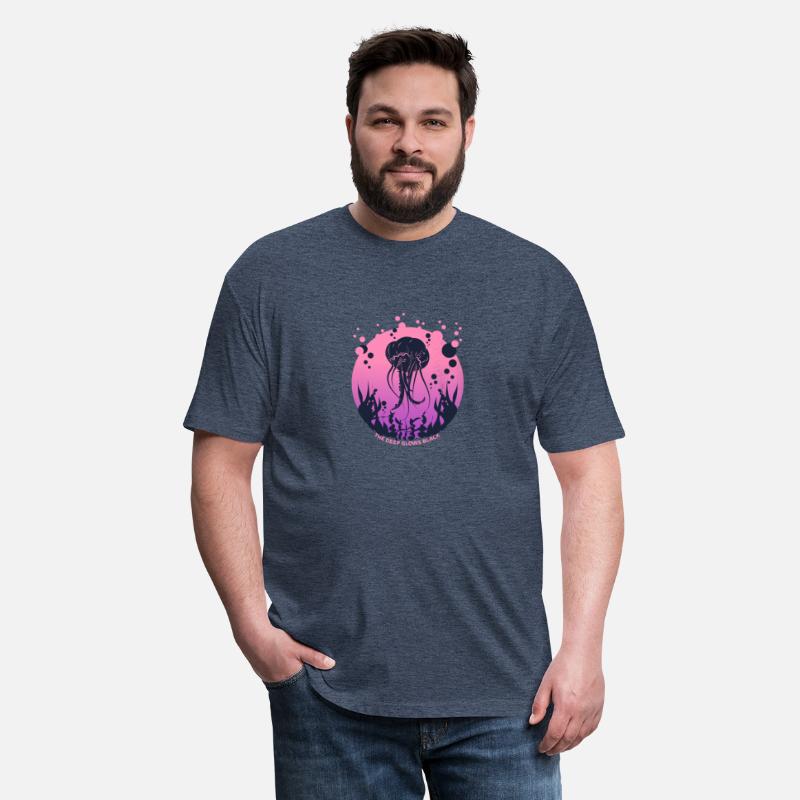 The Deep Glows Black – Jellyfish Tee