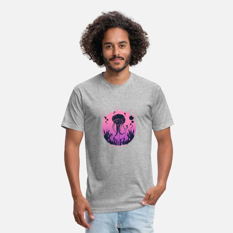 The Deep Glows Black – Jellyfish Tee