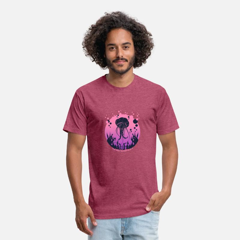 The Deep Glows Black – Jellyfish Tee