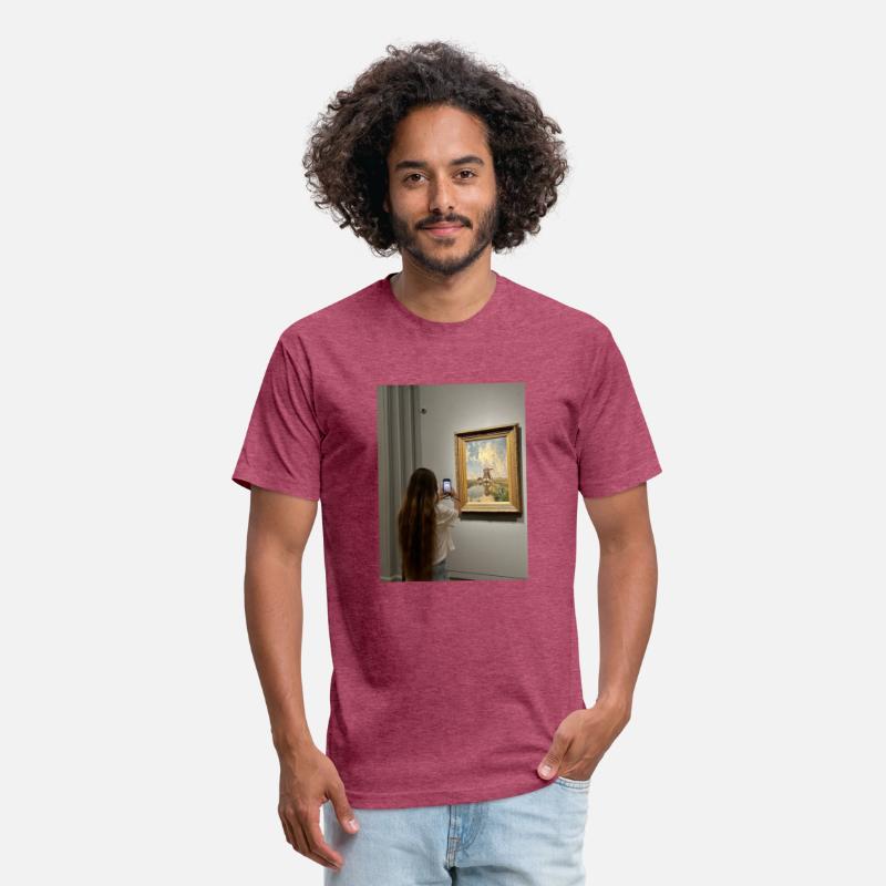 The girl in the museum