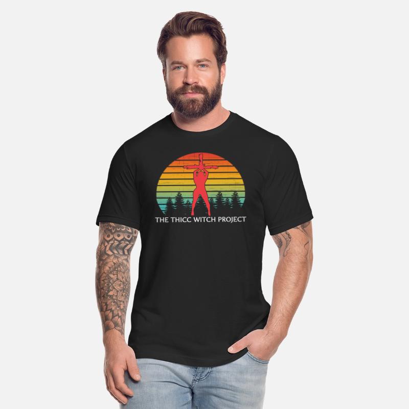 The Thicc Witch Project Funny Retro Apparel
