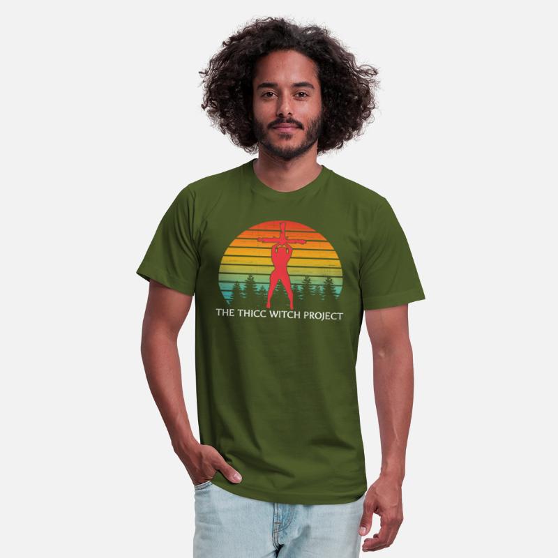 The Thicc Witch Project Funny Retro Apparel