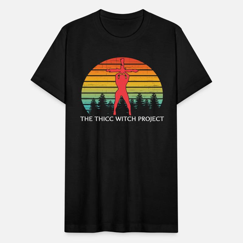 The Thicc Witch Project Funny Retro Apparel