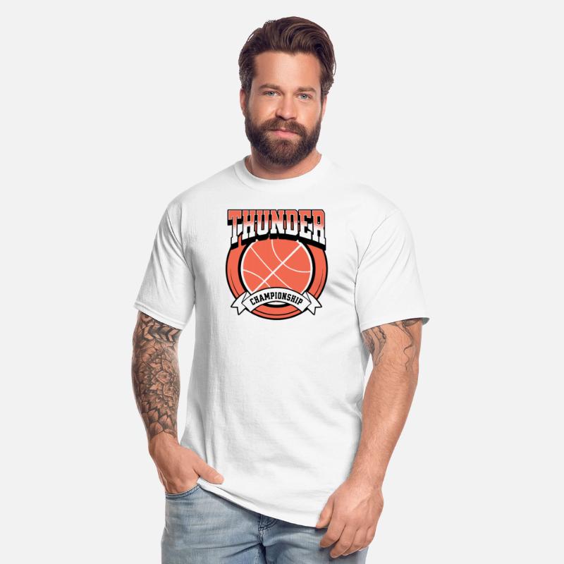Thunder Hoops Ballers Sports Emblem Art