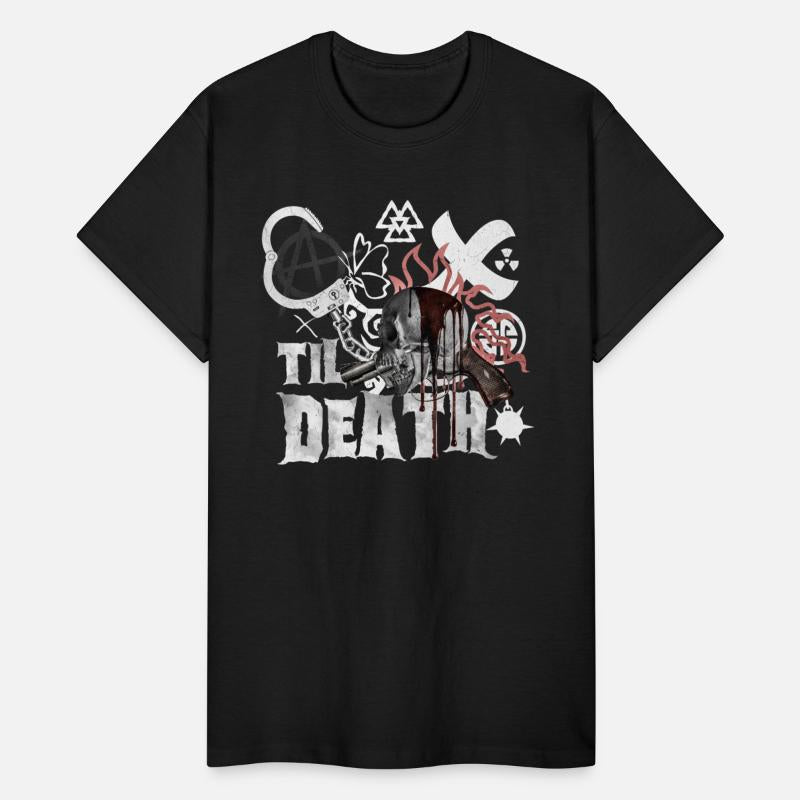 Til Death Skull T-Shirt | Rock Bachelor Party Desi