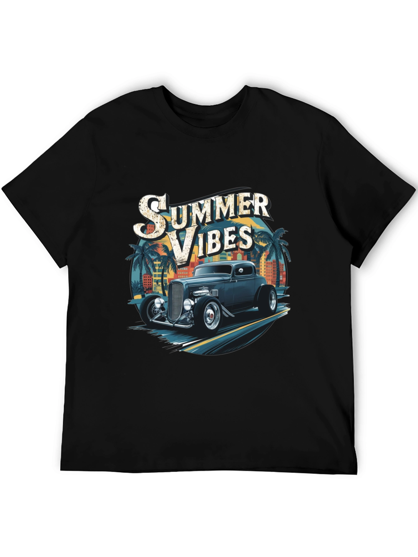 Summer Vibes Hot Rod T-Shirt
