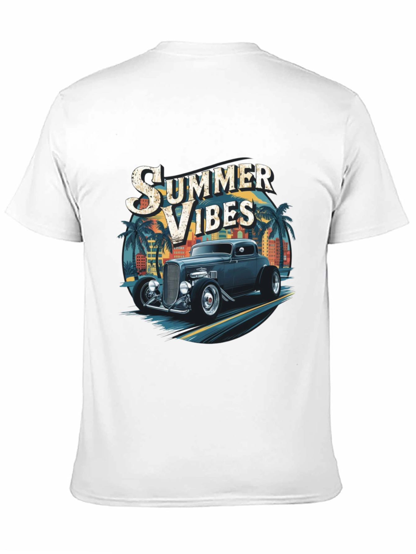 Summer Vibes Hot Rod T-Shirt