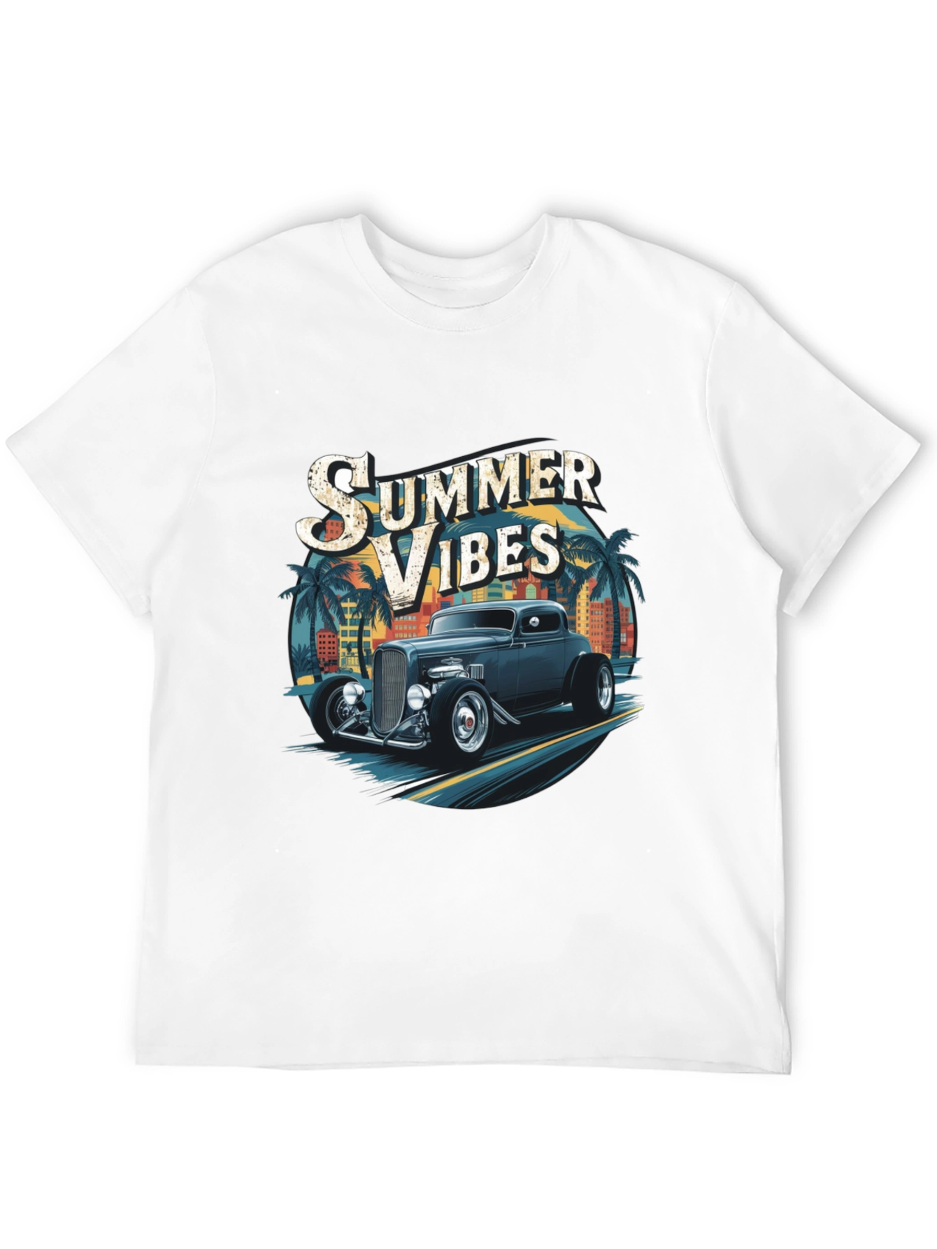 Summer Vibes Hot Rod T-Shirt