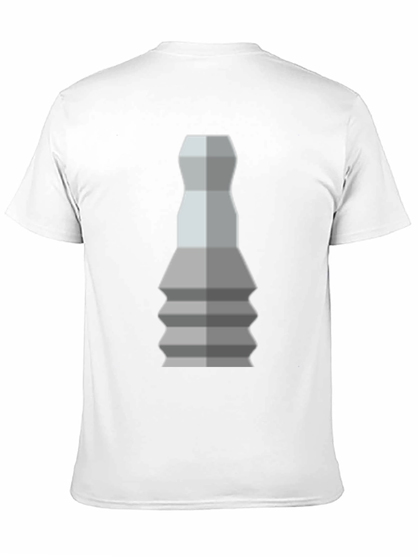 Geometric Chess Piece T-Shirt - Stylish Graphic Tee
