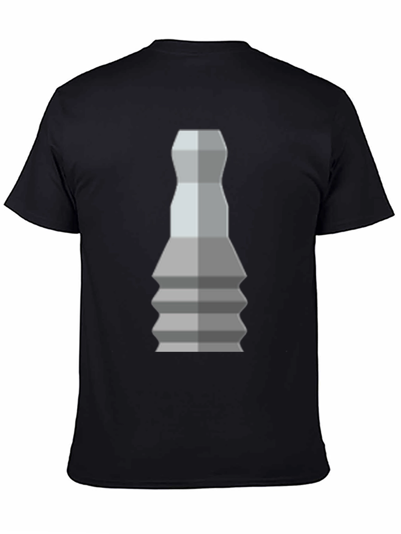 Geometric Chess Piece T-Shirt - Stylish Graphic Tee
