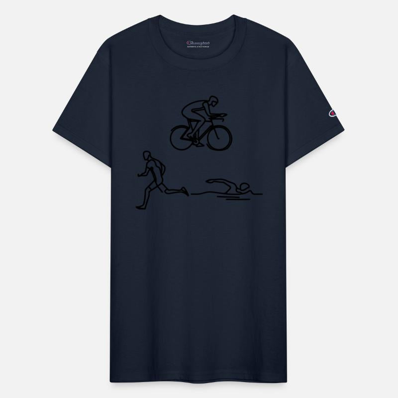 Triathlet Drawing