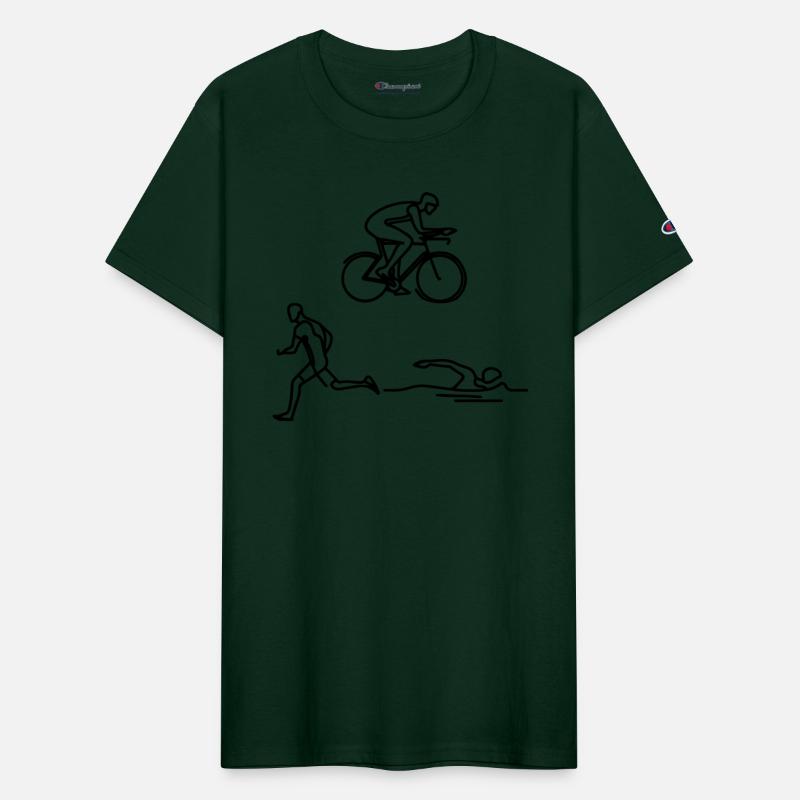 Triathlet Drawing