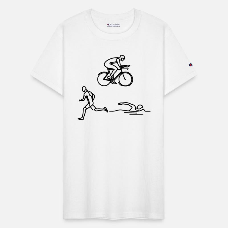 Triathlet Drawing