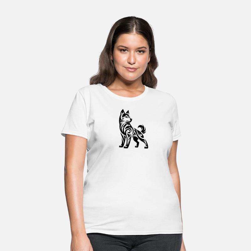Tribal Husky With Mystical Charisma