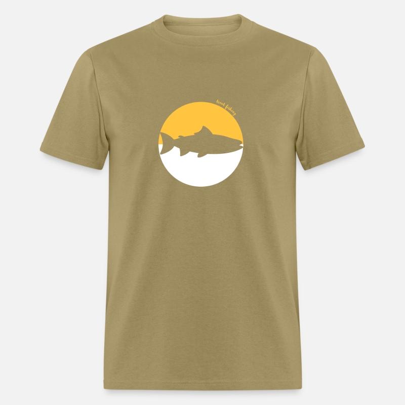 Trout Fishing Around Silhouette