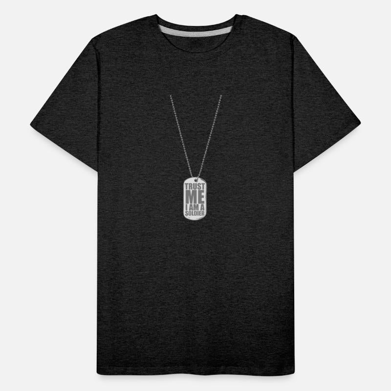 Trust Me I Am A Soldier Dog Tag Necklace Fighter