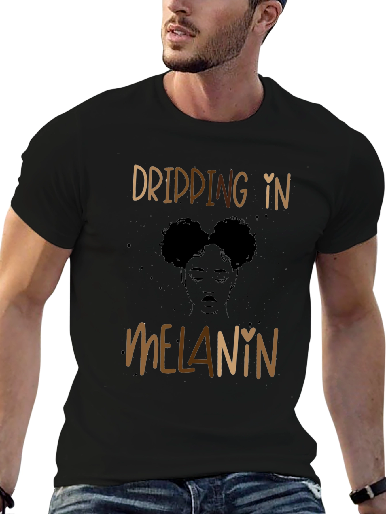Dripping in Melanin Graphic Tee