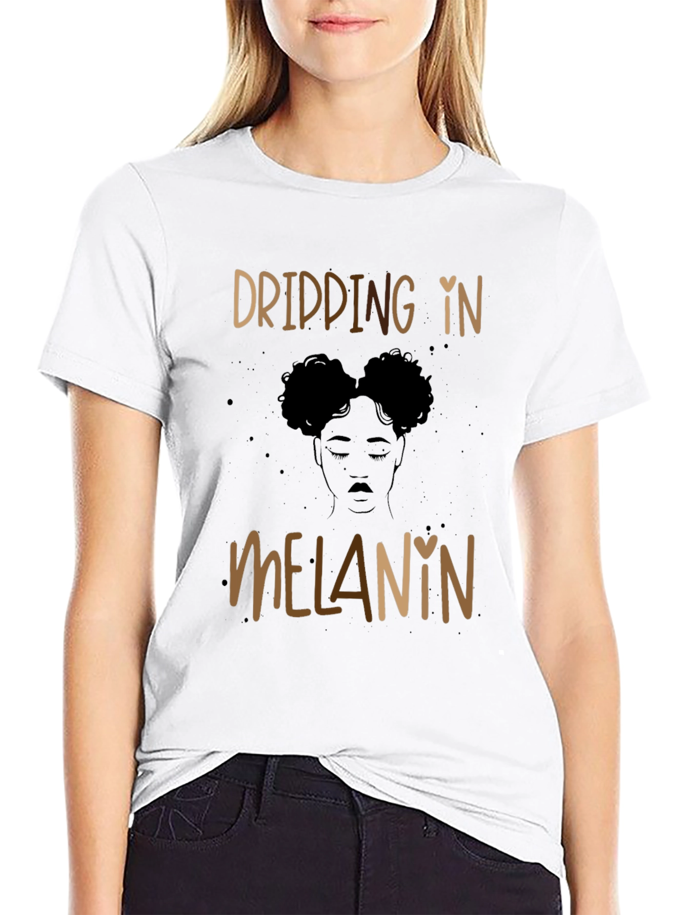 Dripping in Melanin Graphic Tee