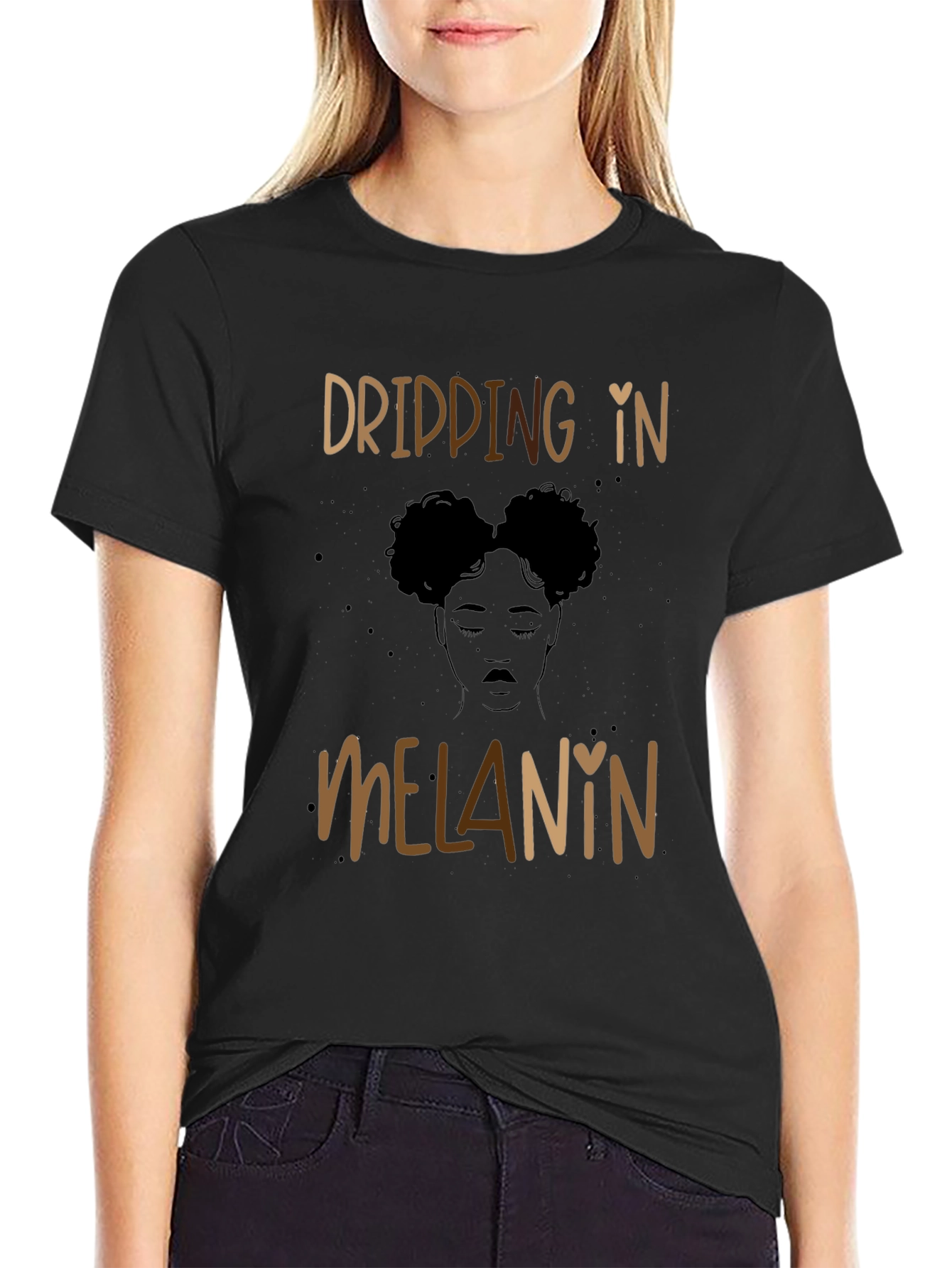 Dripping in Melanin Graphic Tee