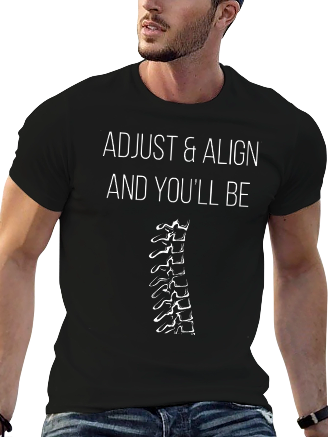 Adjust & Align Spine Graphic Tee