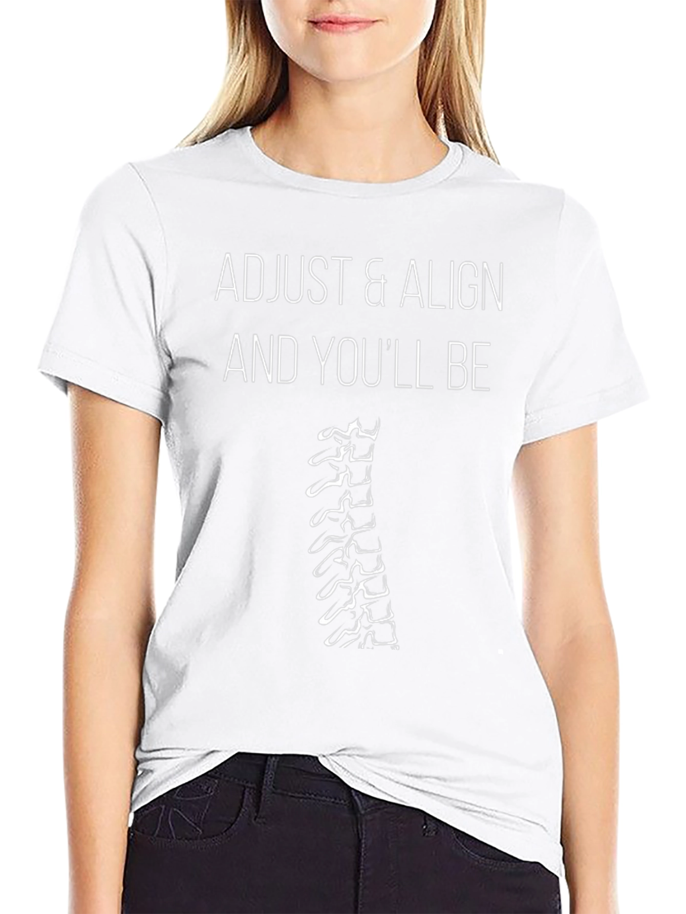 Adjust & Align Spine Graphic Tee