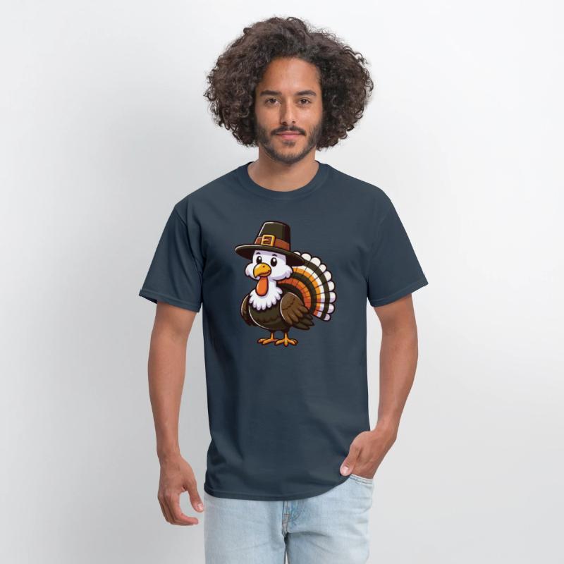 Turkey Thanksgiving With Pilgrim Hat