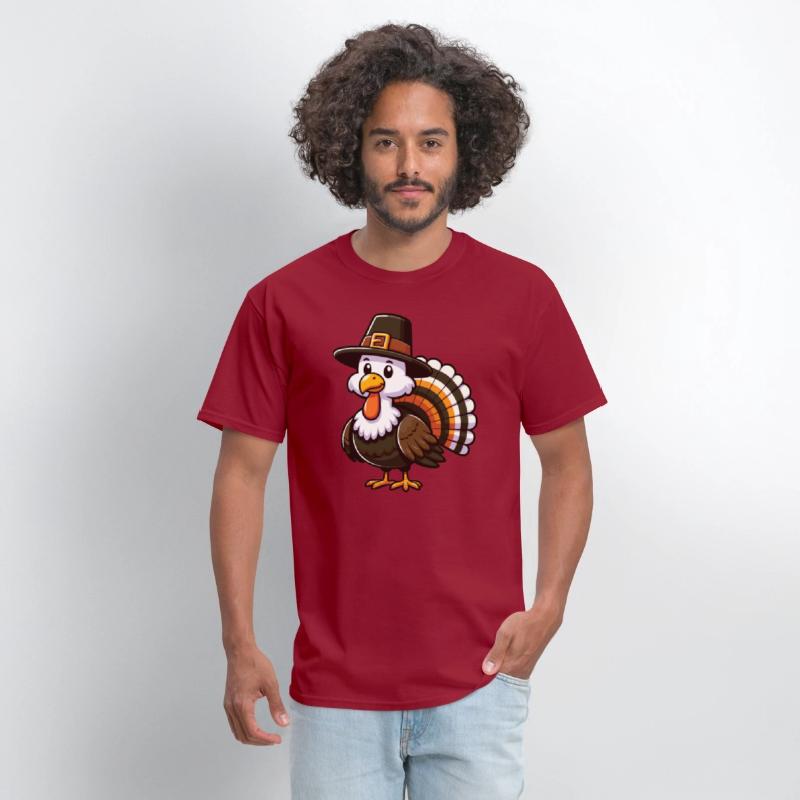Turkey Thanksgiving With Pilgrim Hat