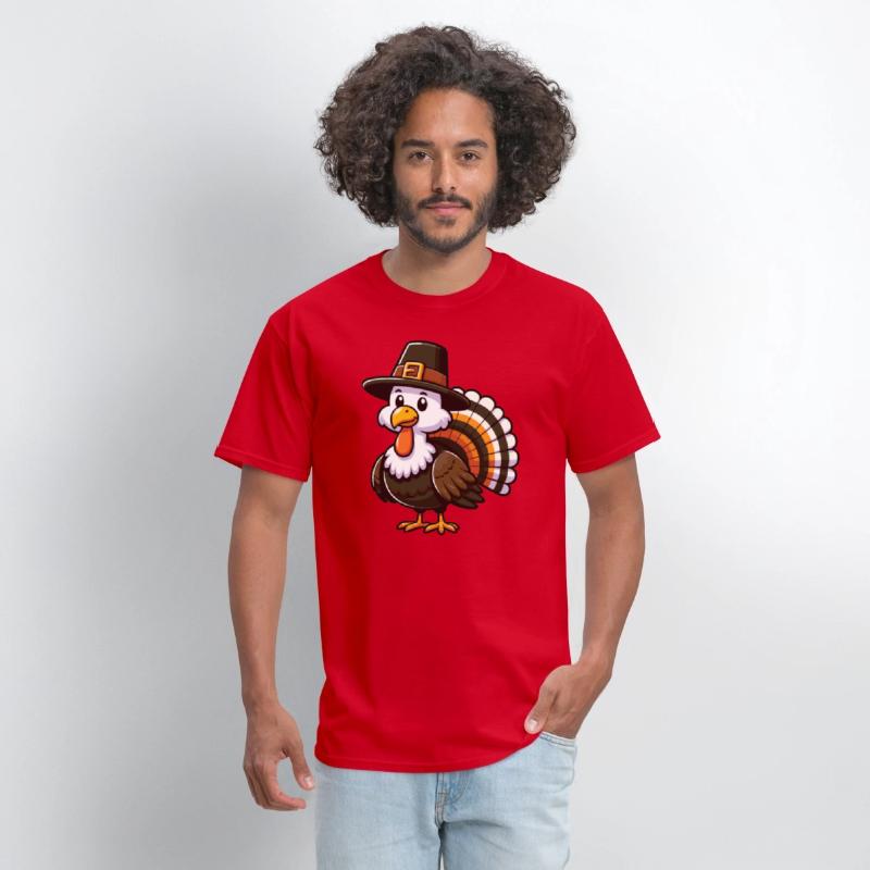 Turkey Thanksgiving With Pilgrim Hat