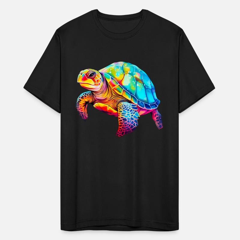 Turtle-Inspired Psychedelic Shell Shock Sea Turtle