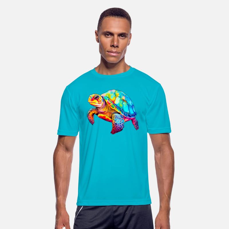 Turtle-Inspired Psychedelic Shell Shock Sea Turtle