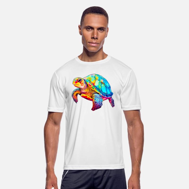 Turtle-Inspired Psychedelic Shell Shock Sea Turtle